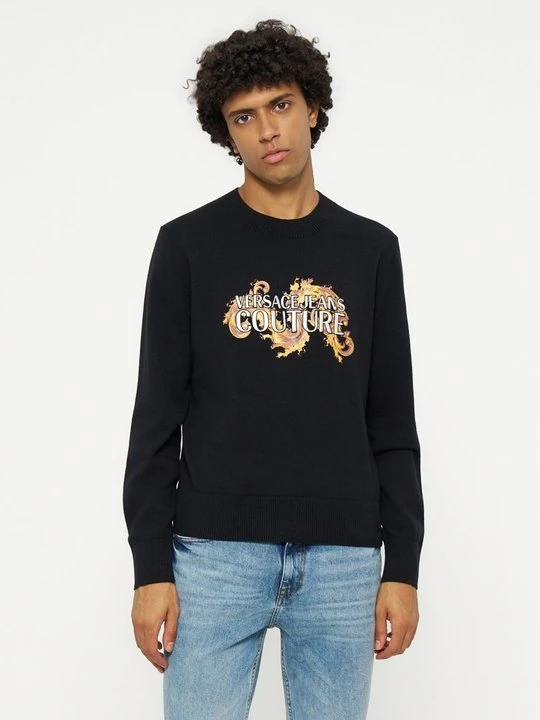 Zdjęcie produktu Sweter Versace Jeans Couture w kolorze złota