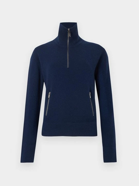 Zdjęcie produktu Sweter Victoria Beckham granatowy