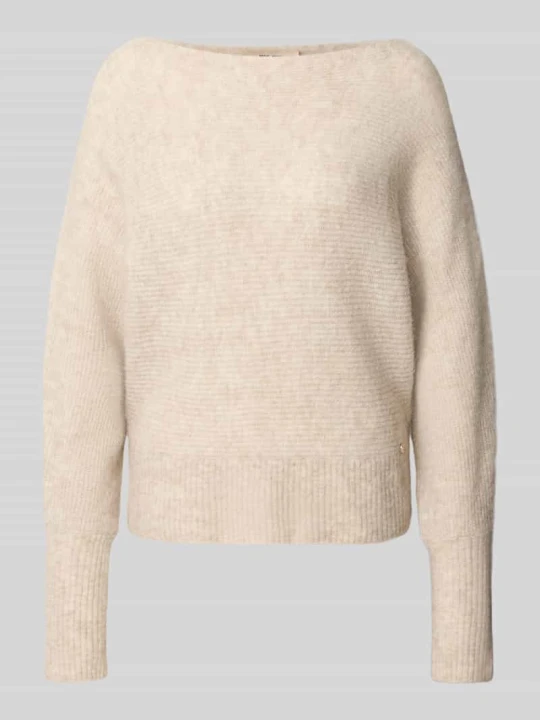 Zdjęcie produktu Sweter w dzianinowym stylu, krój regular fit, model 'Thora' MOS MOSH Jasnoszary