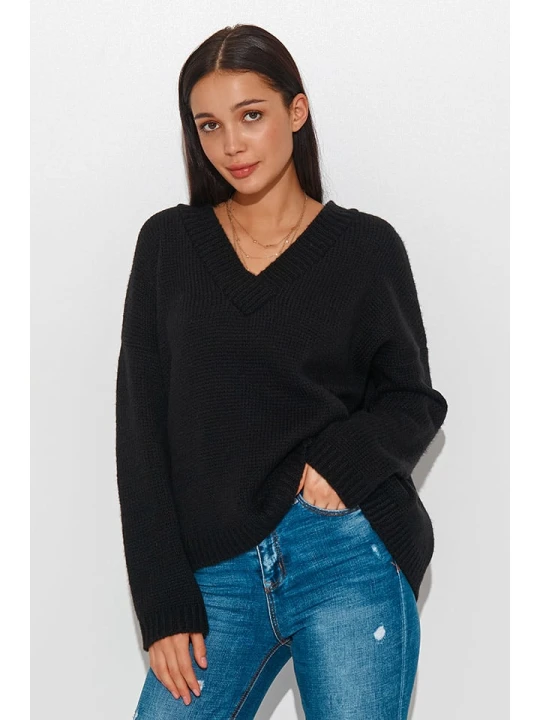 Zdjęcie produktu numinou Sweter w kolorze czarnym rozmiar: onesize