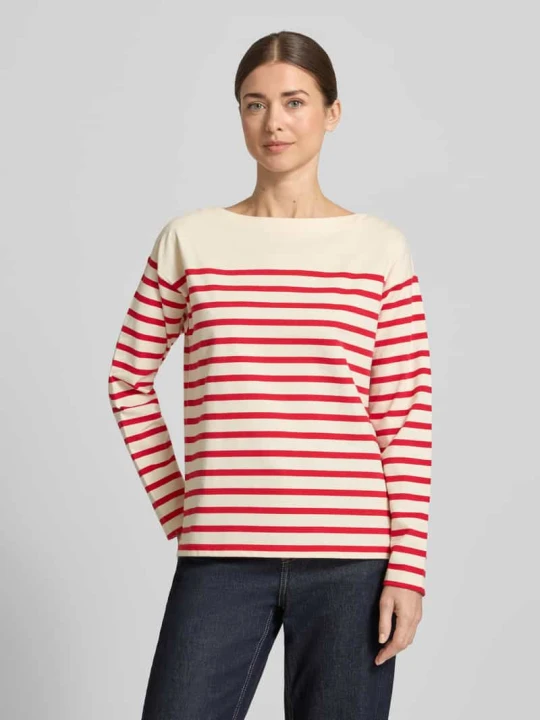 Zdjęcie produktu Sweter w kroju regular fit z czystej bawełny Lauren Ralph Lauren Czerwony melanż