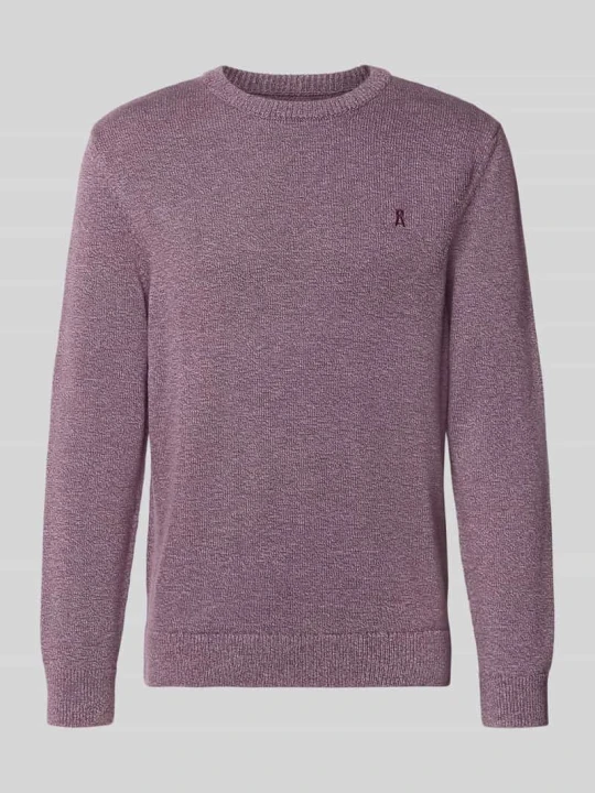 Zdjęcie produktu sweter w kroju regular fit z czystej bawełny model 'ALVAARIO' ARMEDANGELS Bordowy