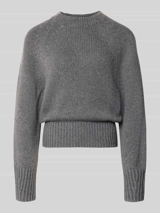 Zdjęcie produktu Sweter w kroju regular fit z domieszką wiskozy, wełny i kaszmiru model 'Kusi' JOOP! Średnioszary