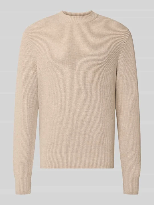 Zdjęcie produktu sweter w kroju regular fit z mieszanki wiskozy model 'MATTI' Jake*s Różowy