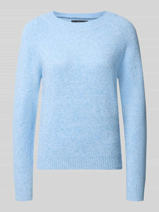 Zdjęcie produktu sweter w kroju regular fit z paskami model 'DOFFY' Vero Moda Jasnoniebieski