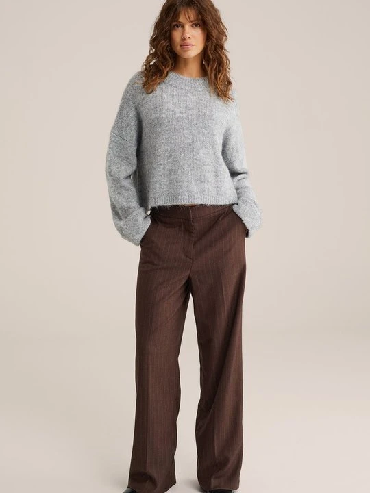 Zdjęcie produktu Sweter WE Fashion jasnoszary