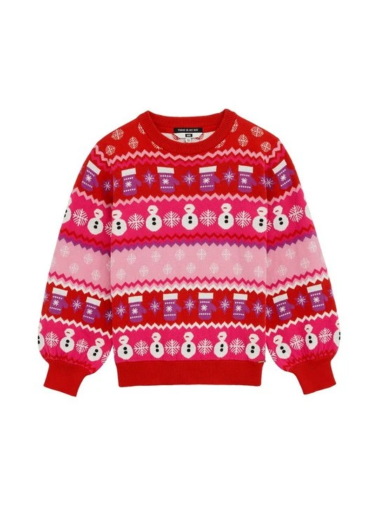 Zdjęcie produktu Sweter WE Fashion różowy melanż