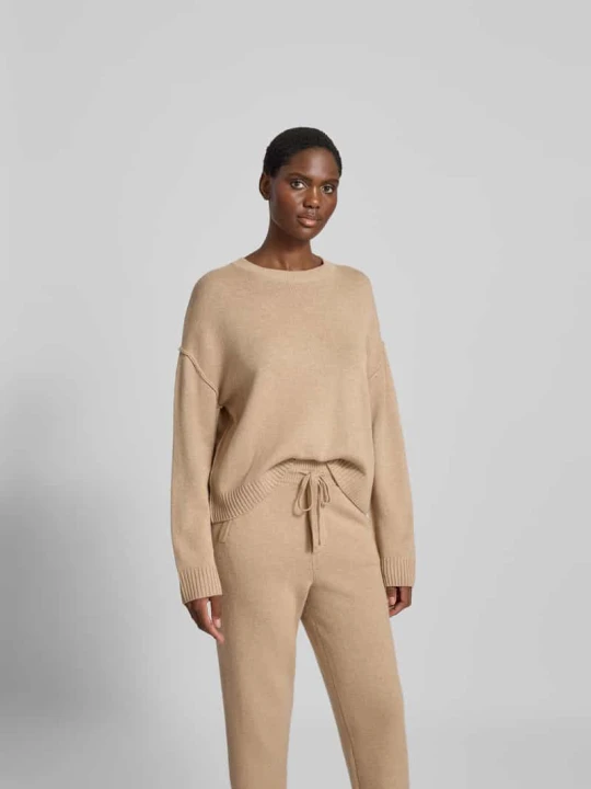 Zdjęcie produktu Sweter wełniany z domieszką kaszmiru Juvia Camel