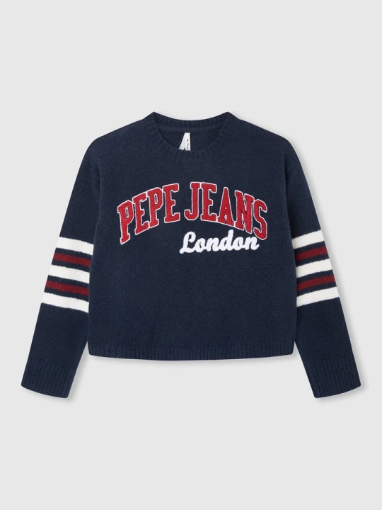 Zdjęcie produktu Pepe Jeans Sweter "Xay" w kolorze granatowym rozmiar: 128