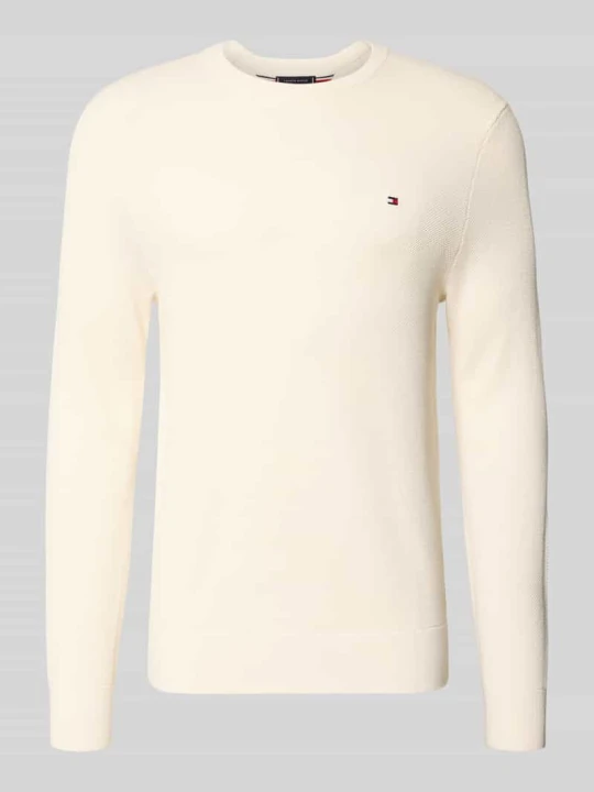 Zdjęcie produktu sweter z czystej bawełny o kroju regular fit Tommy Hilfiger Écru