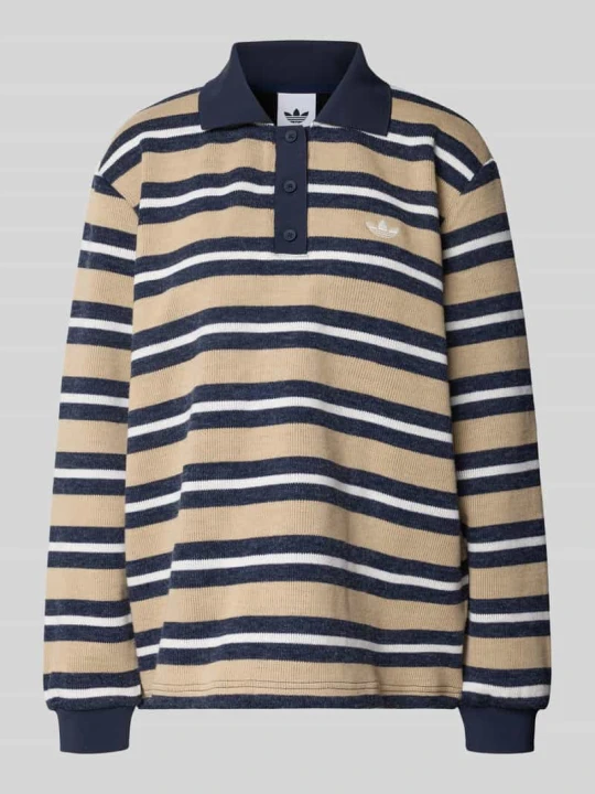 Zdjęcie produktu Sweter z detal z logo adidas Originals Beżowy melanż