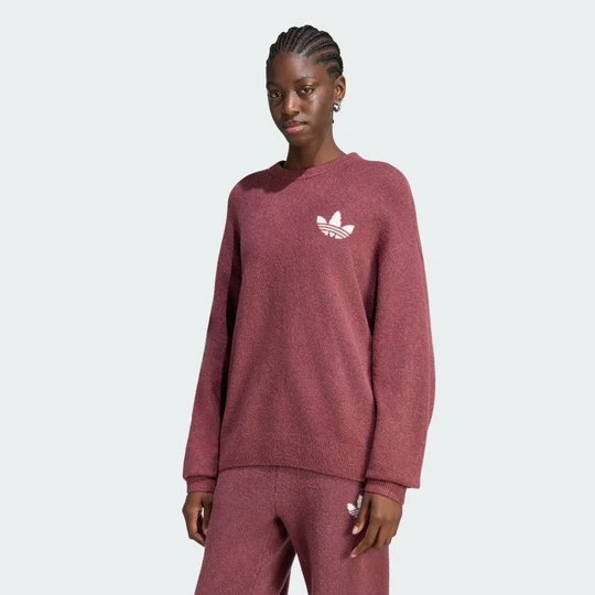 Zdjęcie produktu SWETER Z DZIANINY ADIDAS ORIGINALS ATHL DEPT Burgundy