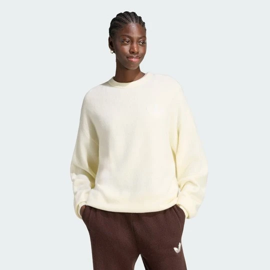 Zdjęcie produktu SWETER Z DZIANINY ADIDAS ORIGINALS ATHL DEPT Cream White