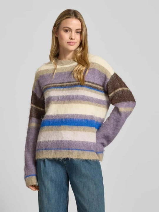 Zdjęcie produktu Sweter z dzianiny o kroju loose fit z dodatkiem wełny Jake*s Beżowy