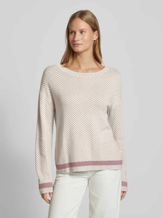 Zdjęcie produktu Sweter z dzianiny o kroju oversized z dekoltem w łódkę Tom Tailor