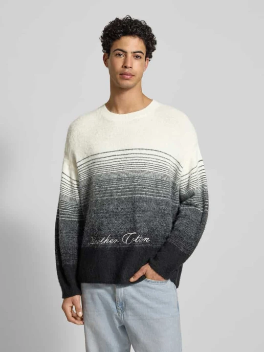 Zdjęcie produktu Oversize sweter z domieszką wełny Another Cotton Lab Grafitowy
