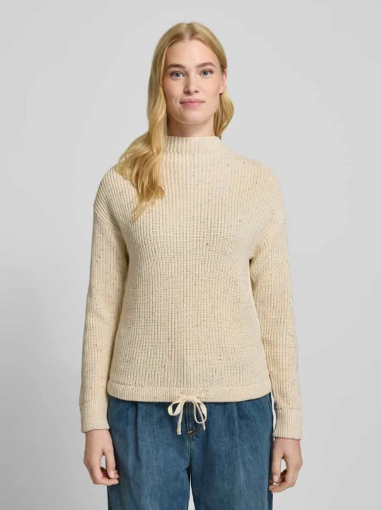 Zdjęcie produktu Sweter z dzianiny o kroju oversized z prążkowanymi wykończeniami Jake*s Écru