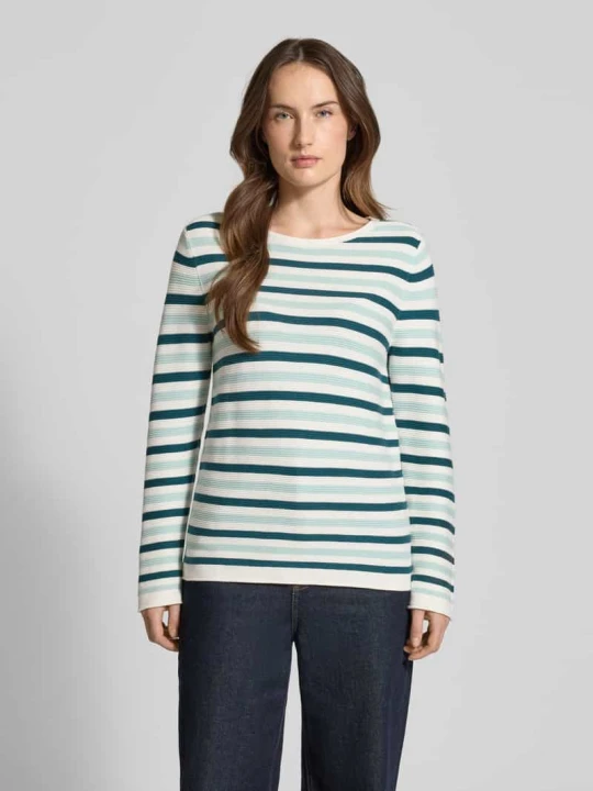 Zdjęcie produktu Regular Fit sweter dzianinowy z czystej bawełny Tom Tailor Miętowy