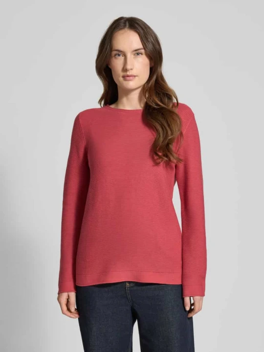 Zdjęcie produktu Regular Fit sweter dzianinowy z czystej bawełny Tom Tailor Mocnoróżowy