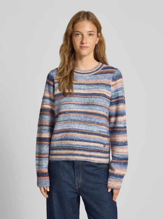 Zdjęcie produktu Sweter z dzianiny o kroju regular fit z dodatkiem wełny model ‘CELESTE CREW’ Pepe Jeans Jasnoniebieski