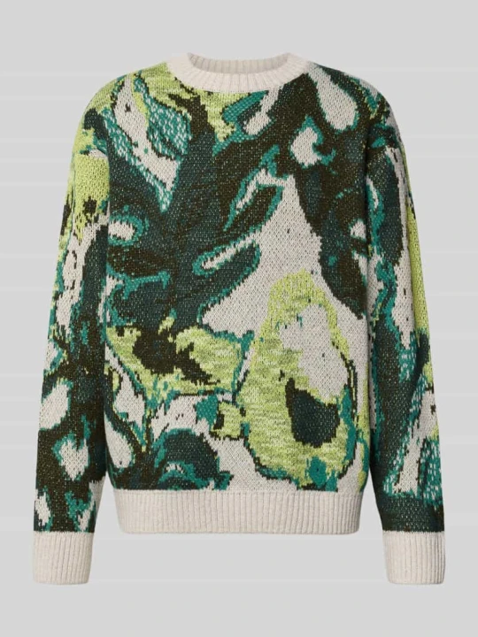 Zdjęcie produktu Sweter z dzianiny o kroju regular fit z domieszką bawełny Scotch & Soda Jasnozielony