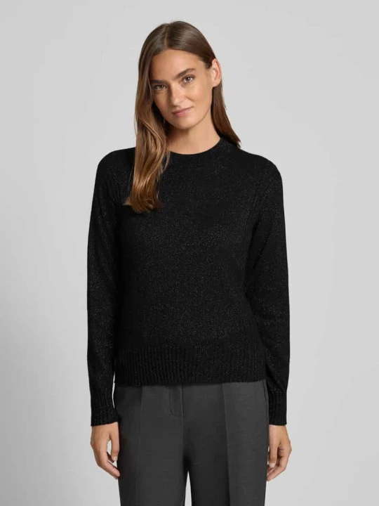 Zdjęcie produktu Sweter z dzianiny o kroju regular fit z domieszką kaszmiru Armani Exchange Czarny