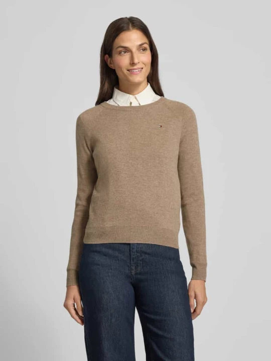 Zdjęcie produktu Sweter z dzianiny o kroju regular fit z mieszanki wełny i kaszmiru Tommy Hilfiger