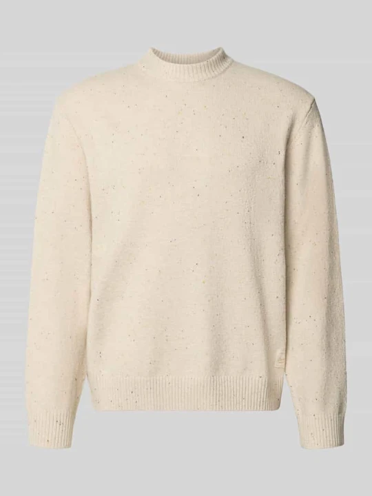 Zdjęcie produktu sweter z dzianiny o kroju regular fit z okrągłym dekoltem Jack&Jones Złamany biały