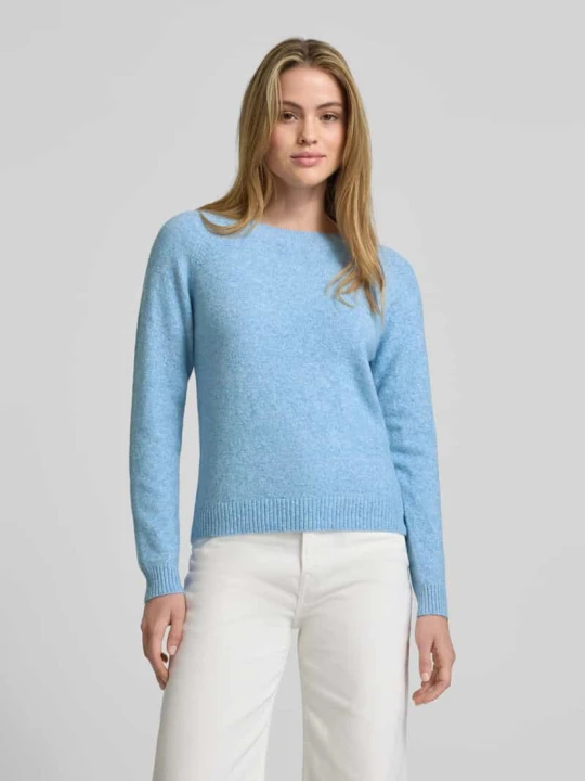 Zdjęcie produktu Sweter z dzianiny o kroju regular fit z raglanowymi rękawami model ‘DOFFY’ Vero Moda Niebieski