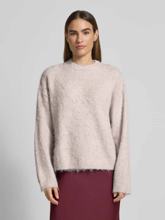 Zdjęcie produktu Sweter z dzianiny o kroju relaxed fit z dodatkiem wełny Jake*s Różowawy