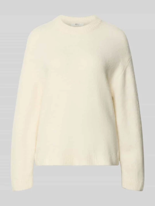 Zdjęcie produktu Sweter z dzianiny o kroju relaxed fit z domieszką wełny lana Gina Tricot Écru