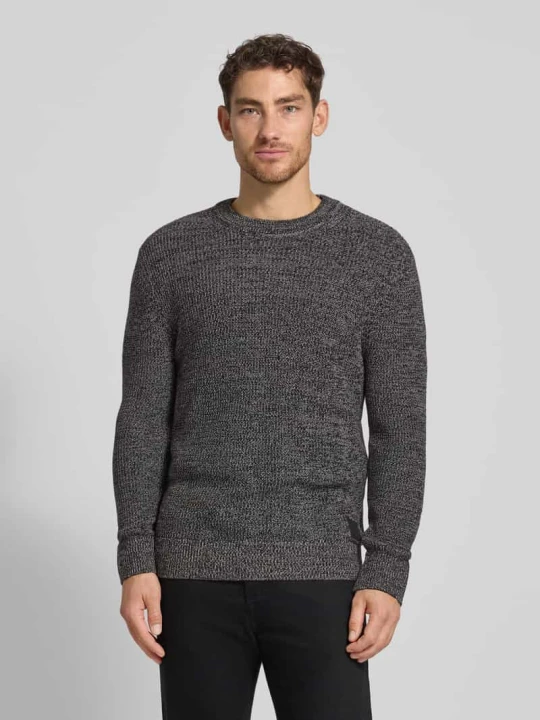 Zdjęcie produktu Sweter z dzianiny o kroju relaxed fit z mieszanki bawełny Tom Tailor Antracytowy