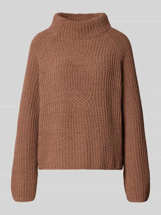 Zdjęcie produktu sweter z dzianiny o kroju relaxed fit ze stójką Monari Koniakowy