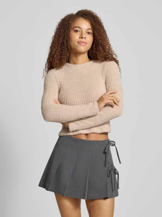 Zdjęcie produktu Sweter z dzianiny o kroju slim fit model ‘VIOLA’ Only Écru