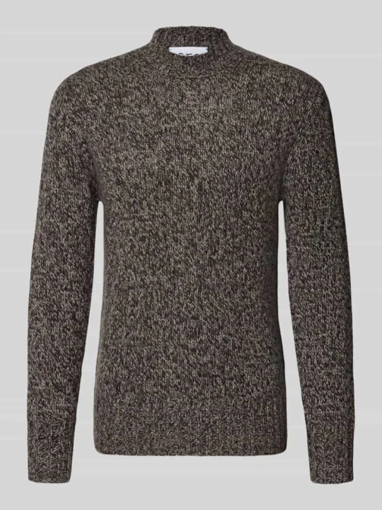 Zdjęcie produktu sweter z dzianiny o kroju slim fit z czystego kaszmiru FTC Cashmere Antracytowy