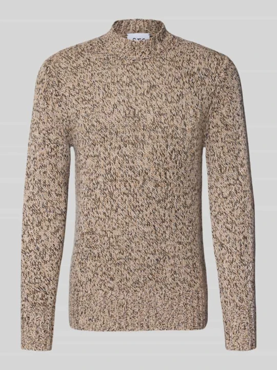 Zdjęcie produktu sweter z dzianiny o kroju slim fit z czystego kaszmiru FTC Cashmere Beżowy