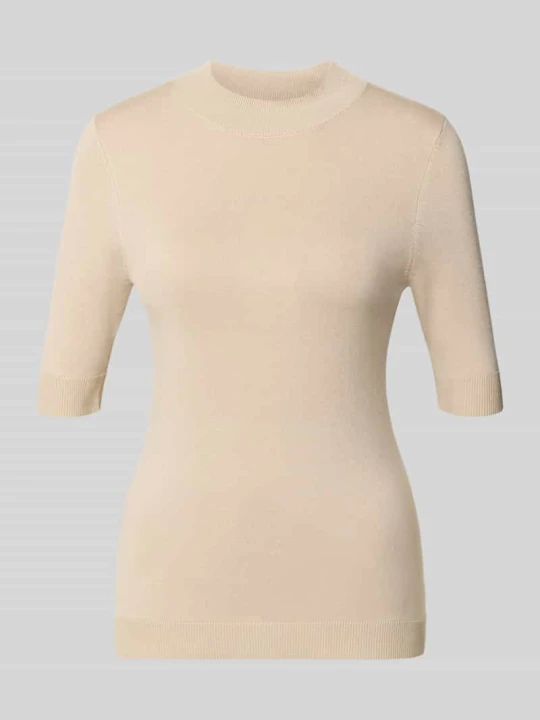 Zdjęcie produktu sweter z dzianiny o kroju slim fit z mieszanki wiskozy comma Piaskowy