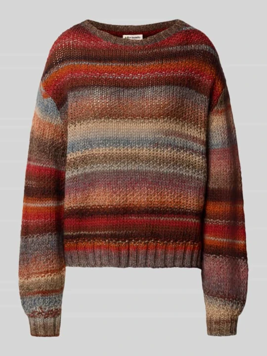 Zdjęcie produktu Sweter z dzianiny o wzór na całej powierzchni model 'Fairhaven' Lollys Laundry