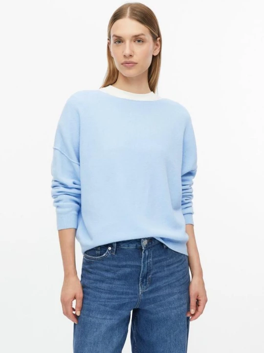 Zdjęcie produktu Miękki sweter z dzianiny o kroju oversize s.Oliver niebieski