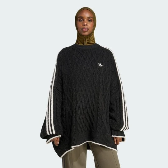 Zdjęcie produktu Sweter z dzianiny warkoczowej Adidas
