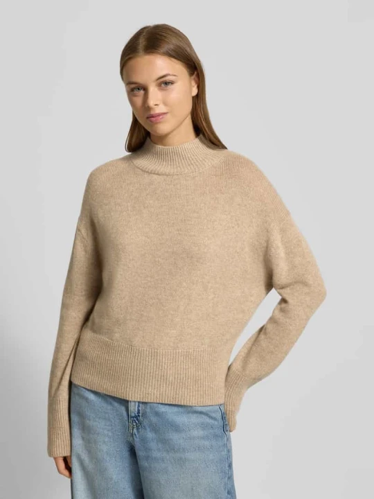 Zdjęcie produktu Sweter z dzianiny z czystego kaszmiru model ‘Tenni’ Someday Beżowy melanż