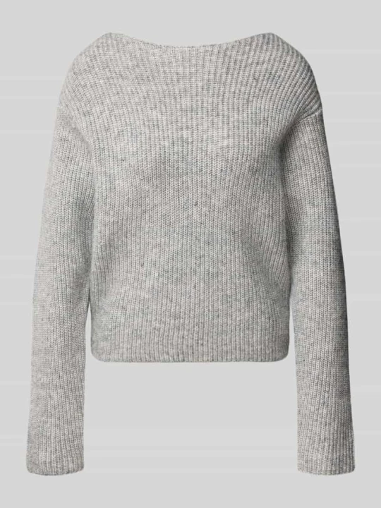 Zdjęcie produktu Sweter z dzianiny z dekolt w łódkę model 'CALLY' Topshop Khaki
