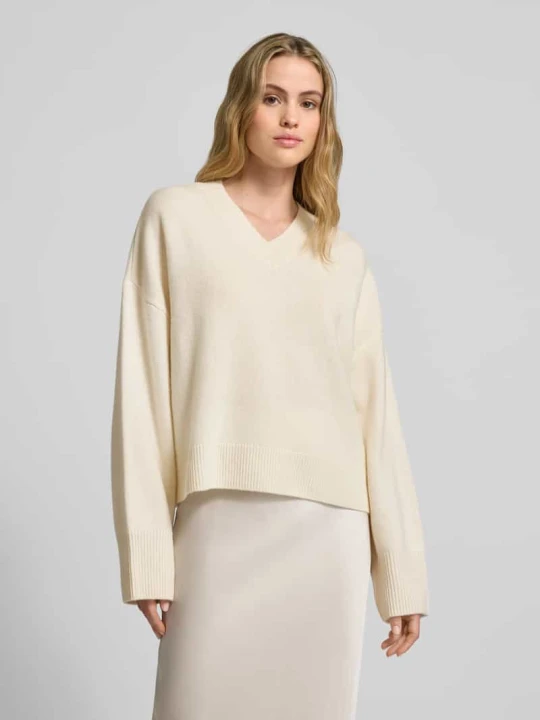 Zdjęcie produktu Sweter z dzianiny z domieszką kaszmiru – curated by Anouk Yve Style Icon Collection Écru