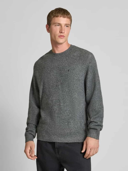 Zdjęcie produktu Sweter z dzianiny z dodatkiem wełny Carhartt WIP Antracytowy