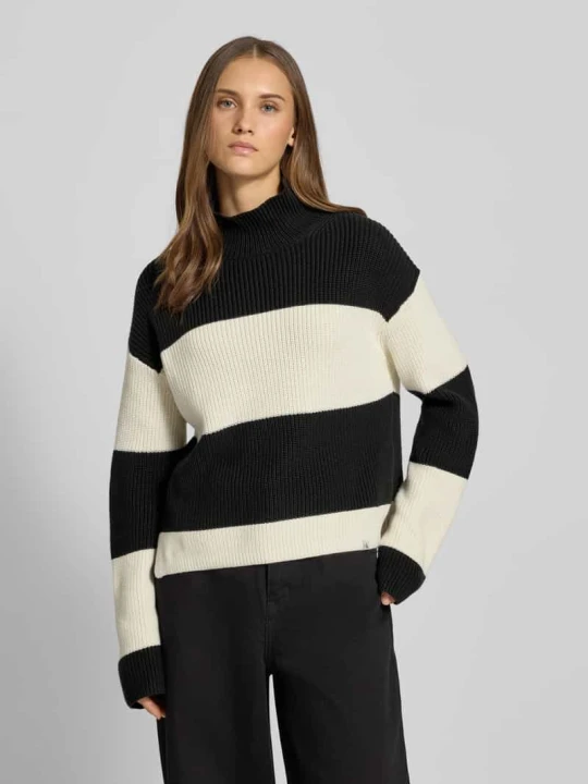 Zdjęcie produktu Sweter z dzianiny z golfem Calvin Klein Jeans Czarny