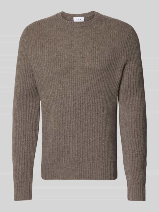 Zdjęcie produktu Sweter z dzianiny z kaszmiru z okrągłym dekoltem FTC Cashmere