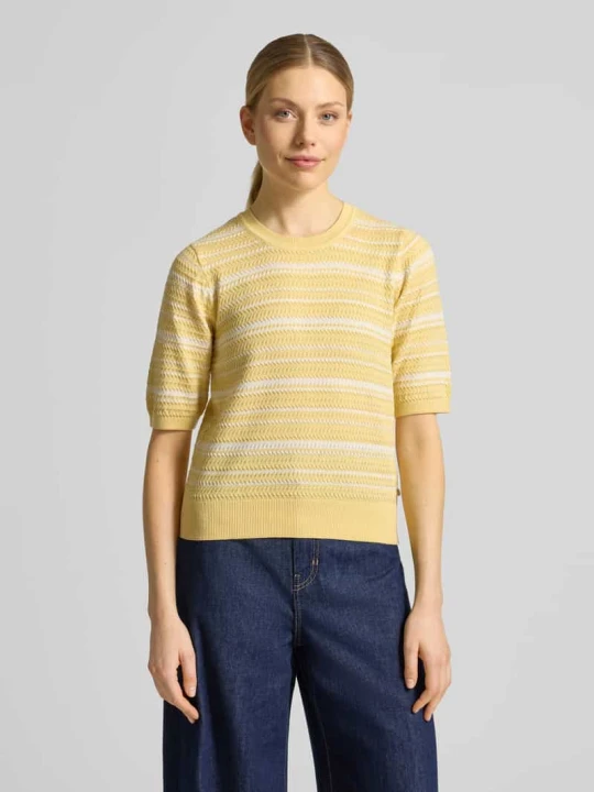 Zdjęcie produktu Sweter z dzianiny z Mieszanka bawełny Scotch & Soda Jasnożółty