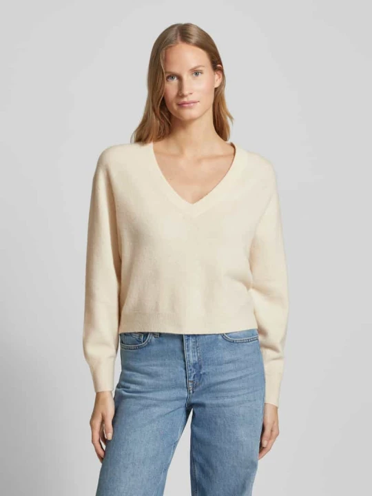 Zdjęcie produktu Sweter z dzianiny z mieszanki wełny model ‘RAXOW’ American Vintage Piaskowy