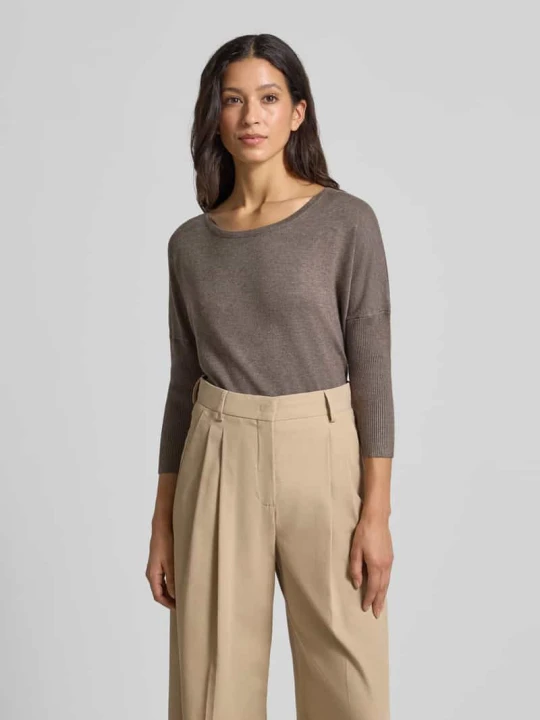 Zdjęcie produktu Sweter z dzianiny z mieszanki wiskozy z rękawem o dł. 3/4 model ‘JONE’ Freequent