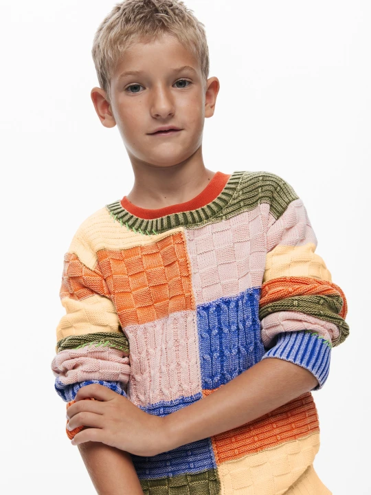 Zdjęcie produktu Sweter dzianinowy z naszywkami Desigual